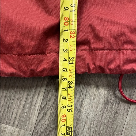 Barbour Beaufort Jacket Red Corduroy Collar Full Zip Coat, Size Medium M - Picture 12 of 16